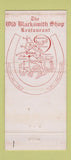 Matchbook Cover - Old Blacksmith Shop Restaurant Whitman MA 30 Stick