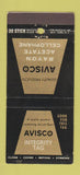 Matchbook Cover - Avisco Rayon Acetate Cellophane  30 Stick