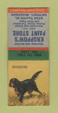 Matchbook Cover - Knoppow's Paint Store Detroit MI BOBTAIL