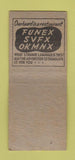 Matchbook Cover - Trading Post Restaurant Standard oil gas Lyons OH BOBTAIL