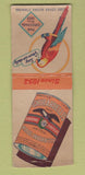 Matchbook Cover - Ghiradelli's Ground Chocolate parrot WEAR BOBTAIL
