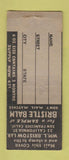 Matchbook Cover - Bristle Shave Balm San Francisco CA BOBTAIL
