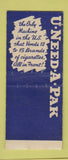 Matchbook Cover - U Need A Pack Vending Cigarettes Cleveland OH BOBTAIL