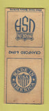 Matchbook Cover - United Engineering Made in USA BOBTAIL