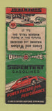 Matchbook Cover - Supertest oil gas Nigara Falls ON POOR BOBTAIL