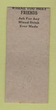 Matchbook Cover - Maxie's Restaurant Rochester NY girlie BOBTAIL