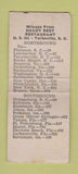 Matchbook Cover - Shady  Rest Restaurant Turbeville SC BOBTAIL