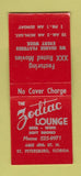 Matchbook Cover - Zodiac Lounge St Petersburg FL XXX Porn Movies BOBTAIL