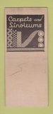Matchbook Cover - Standard Floor Coverings Toledo OH HW Kieswetter BOBTAIL