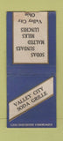 Matchbook Cover - Valley City Soda Grille Valley City OH BOBTAIL