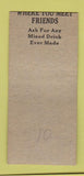 Matchbook Cover - MAxie's Restaurant Rochester NY girlie BOBTAIL