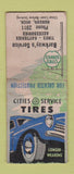 Matchbook Cover - Cities oil gas Barkway's Hudson MI POOR BOBTAIL