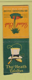Matchbook Cover - Tho Heath Island Club Treasure Island CA BOBTAIL
