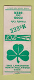 Matchbook Cover - McGee Restaurant North Hollywood CA WEAR BOBTAIL