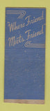 Matchbook Cover - Giant Jackson Chevrolet Boston MA WEAR BOBTAIL
