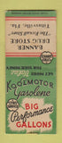 Matchbook Cover - Cities oil gas Banner Drug Titusville FL BOBTAIL
