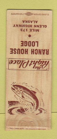 Matchbook Cover - Ranch House Lodge Glenn Highway AK BOBTAIL