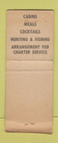 Matchbook Cover - Ranch House Lodge Glenn Highway AK BOBTAIL