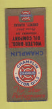 Matchbook Cover - Champlain Motor Oil Wolter Bros Cheney KS  BOBTAIL