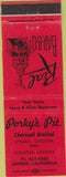 Matchbook Cover - Porky's Pit Loomis CA BBQ