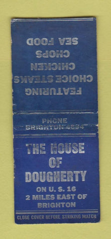 Matchbook Cover - House of Dougherty Brighton MI WEAR BOBTAIL