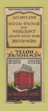Matchbook Cover - Newhouse Hotel Salt Lake City UT BOBTAIL