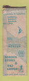 Matchbook Cover - Norden Store Ski Lodge CROWN WORN BOBTAIL