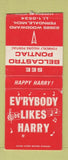 Matchbook Cover - Bellcastro Pontiac Ferndale MI BOBTAIL