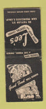 Matchbook Cover - Leo's Coffee Shop Lounge San Francisco CA BOBTAIL