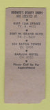 Matchbook Cover - LW Brower  Salon Push Wave Perm St Louis? BOBTAIL