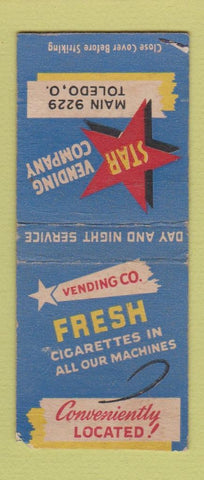 Matchbook Cover - Star Vending Toledo OH WEAR BOBTAIL