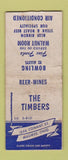 Matchbook Cover - Timbers Bowling Maumee OH POOR BOBTAIL