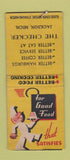 Matchbook Cover - The Checker Restaurant Jackson MI BOBTAIL