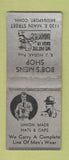 Matchbook Cover - Bob's Men's Clothes Bridgeport CT WEAR BOBTAIL