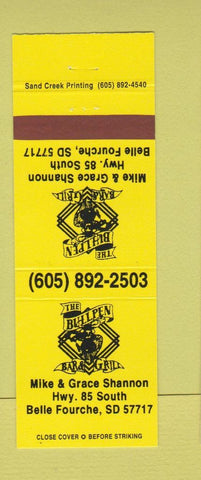 Matchbook Cover - Bullpen Bar Grill Belle Fourche SD