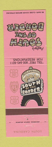 Matchbook Cover - South of the Border Dillon SC