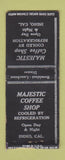 Matchbook Cover - Majestic Coffee Shop Indio CA BOBTAIL
