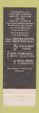 Matchbook Cover - Market Restaurant Columbia SC WEAR