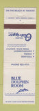 Matchbook Cover - Waikiki Outrigger Hotel Hawaii Blue Dolphin Room