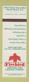 Matchbook Cover - Firebird Motor Inn Myrtle Beach SC