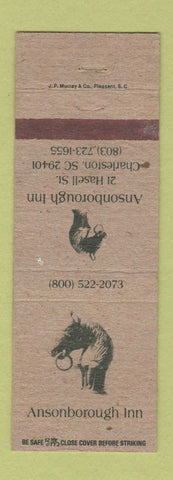 Matchbook Cover - Ansonborough Inn Charleston SC