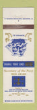 Matchbook Cover - Chief Petty Officers' Mess Naval Education Training Newport RI