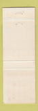 Matchbook Cover - Crow's Nest Charter Room Knights of Columbus Levittown PA WORN