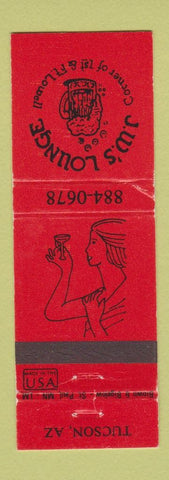 Matchbook Cover - JW's Lounge Tucson AZ WEAR