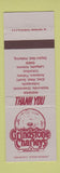 Matchbook Cover - Grindstone Charley's Noblesville Greenwood IN Lafayette Kokomo