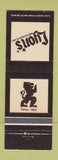 Matchbook Cover - Lyon's Restaurants CHAIN