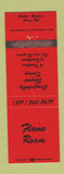 Matchbook Cover - Flame Room Restaurant WEAR