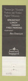 Matchbook Cover - Rose's Beaverton Portland OR