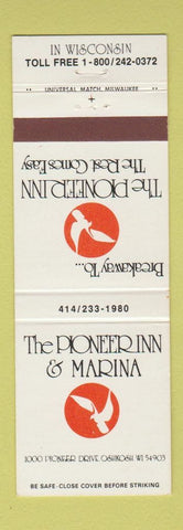 Matchbook Cover - Pioneer Inn Marina Oshkosh WI