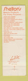 Matchbook Cover - Shelton's Gold Mist Spray Conditioner Los Angeles CA